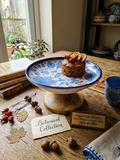 The Botanical Pedestal Dish – Jaipur Blue Pottery